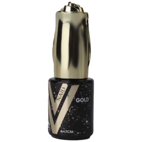 Vogue Nails Верхнее покрытие Potal Top, gold, 10 мл