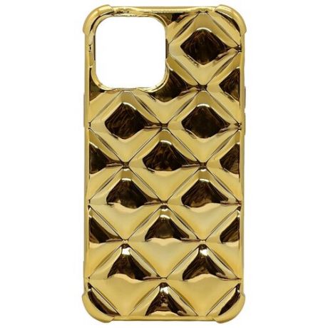 Силиконовый чехол iGrape Diamond для iPhone 12 Pro Max, Золотой