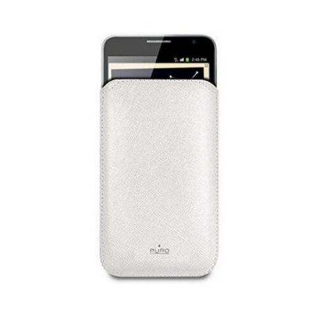 PURO Чехол Puro Slim Essential Case для Samsung Galaxy Note (эко-кожа, белый)