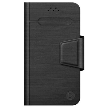 Чехол-подставка для смартфонов Deppa Wallet Fold S черный