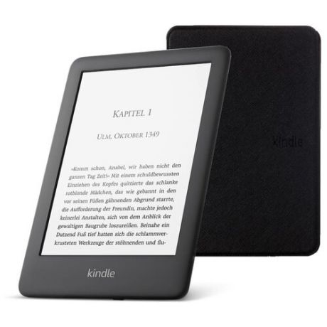 Электронная книга Amazon Kindle 10 2020 8Gb Black + Чехол UltraSlim фиолетовый