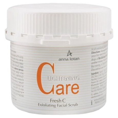 Anna Lotan скраб для лица отшелушивающий Lightening Care Fresh C Exfoliating Facial Scrub 50 мл