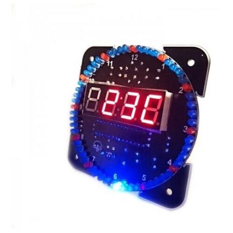 Электронные часы на светодиодах с будильником и датчиком температуры, NM8017