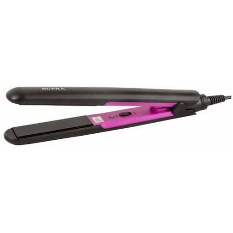 Прибор для укладки волос Supra HSS-1229S черный/розовый