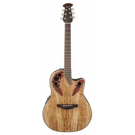 Электроакустическая гитара OVATION CE44P-SM Celebrity Elite Plus Mid Cutaway Natural Spalted Mapl