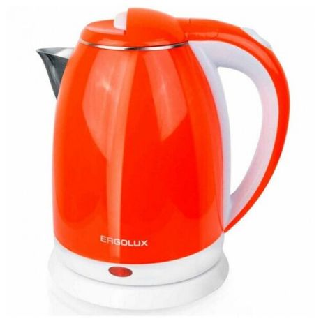 Чайник Ergolux ELX-KS07-С37 оранжево-белый