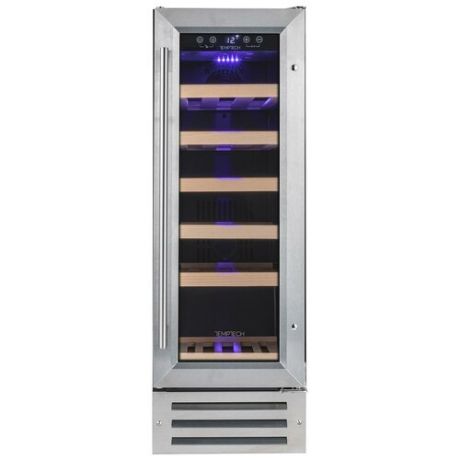 Холодильный шкаф Temptech WPQ30SCS винный grey