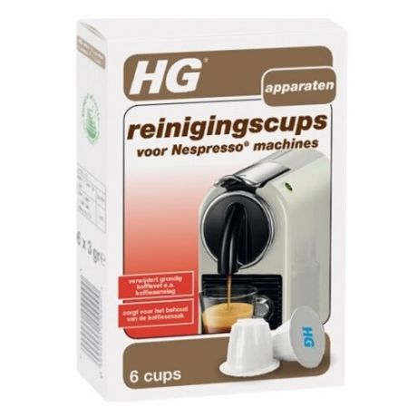 Капсулы HG для очистки капсульных кофемашин, 6 шт