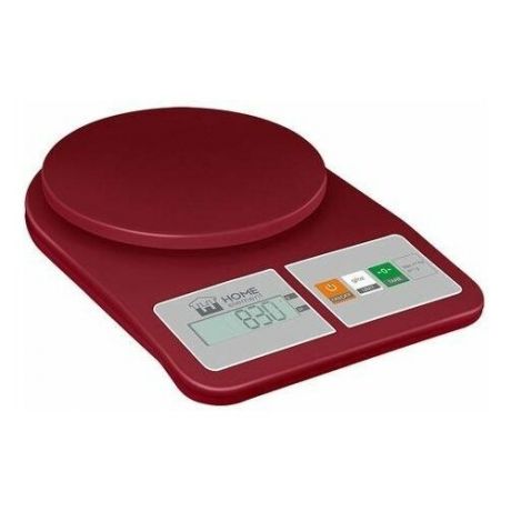 Электронные кухонные весы Home Element HE-SC930 красный