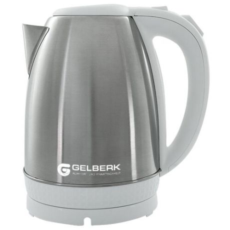 Чайник электрический Gelberk GL-450 белый 1 8л металл