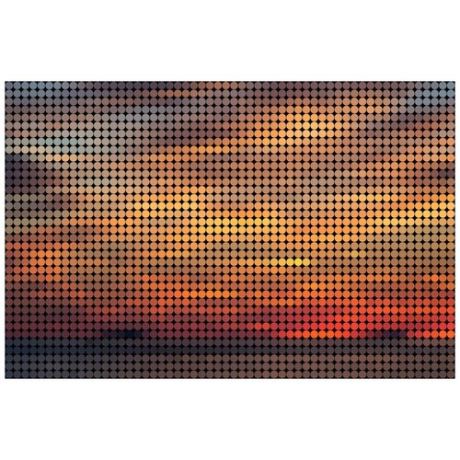 Интерьерная картина-обогреватель WarmART "Точечный закат" 60х100 см