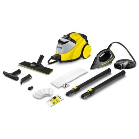 Пароочиститель напольный Karcher EasyFix SC 5 Iron 2200Вт желтый/черный