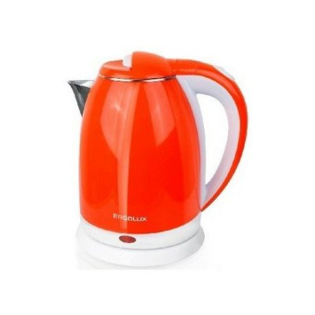 Чайник Ergolux ELX-KS07-С37, оранжевый/белый