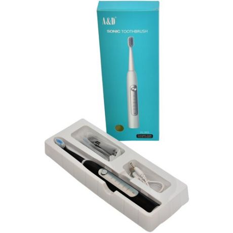 Зубная щетка электрическая ультразвуковая A&D Sonic Toothbrush HL-003 черная