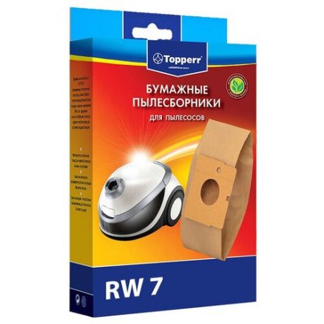 Topperr Бумажные пылесборники RW7 5 шт.