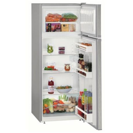 Холодильник LIEBHERR/ 140.1x55x63, 189/44 л, ручная разморозка, верхняя морозильная камера, серебристый