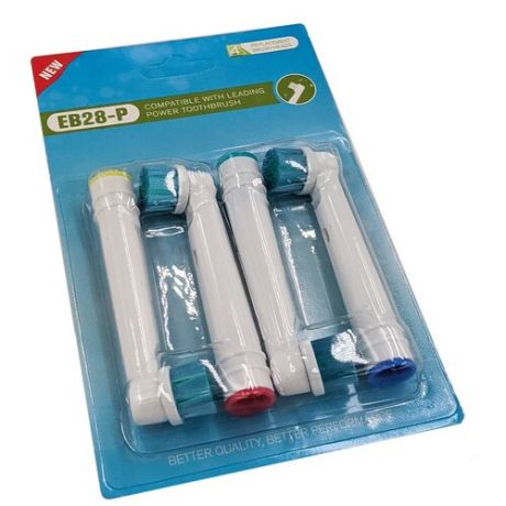 Насадка ICON EB28-P, для электрической зубной щетки, 4 шт.