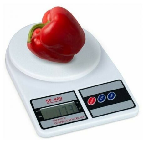 Электронные кухонные весы Goodly Electronic Kitchen SF-400, 10 кг, белые
