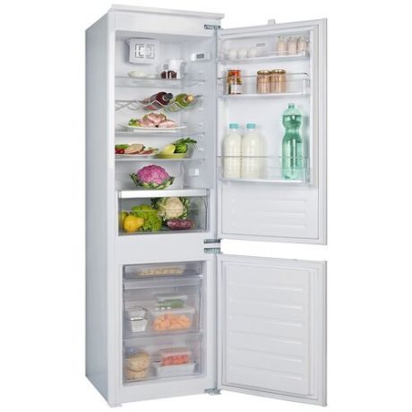 Best, Комбинированный встраиваемый холодильник, 1770х540х545 мм, общий объем 227/79 л, система охлаждения статическая Frostless,