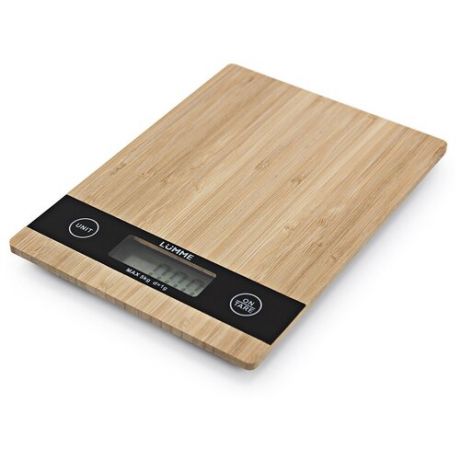 Электронные кухонные весы Lumme LU-1346 бамбук