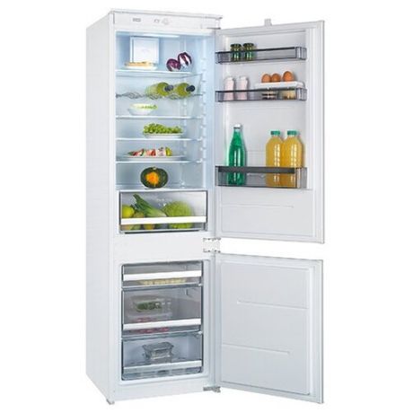 Better, Холодильник FCB 320 NR ENF V A+, Технология Frostless, Ионизатор воздуха, Ящик для фруктов и овощей Fresh Zone, скользящ