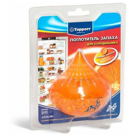 Topperr поглотитель запаха для холодильника Апельсин 3111