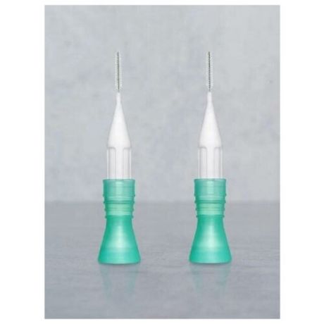 Interbrush сменные насадки для электрической зубной щетки Hapica (6 в упаковке)