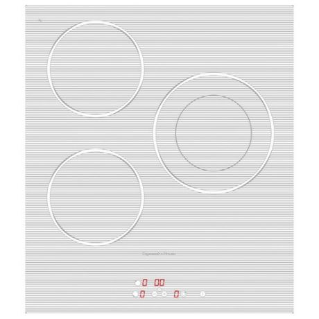 Электрическая варочная панель Zigmund & Shtain CNS 302.45 WX (белый)