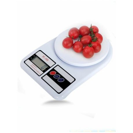 Весы кухонные электронные с подсветкой дисплея KAMEEL KM10, 10 кг. (батарейки в подарок)