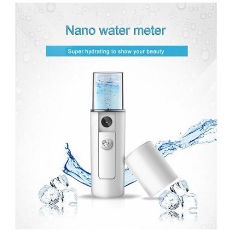 Нано-распылитель для лица/ портативный аппарат для холодного распыления воды/Отпариватель для лица/VELEC M34L2