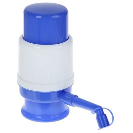 Помпа для воды Mini, механическая, под бутыль от 11 до 19 л, голубая