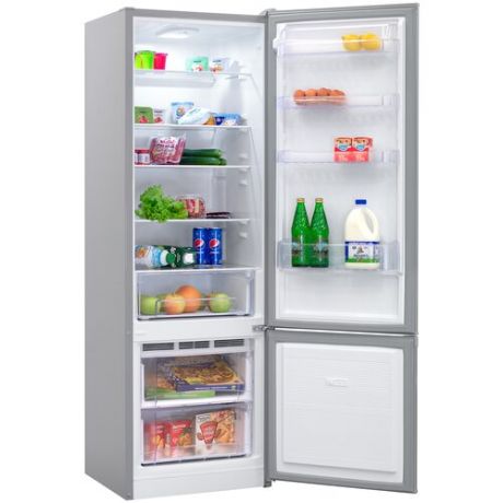 Холодильник-морозильник "NRB 124 332", серебристый