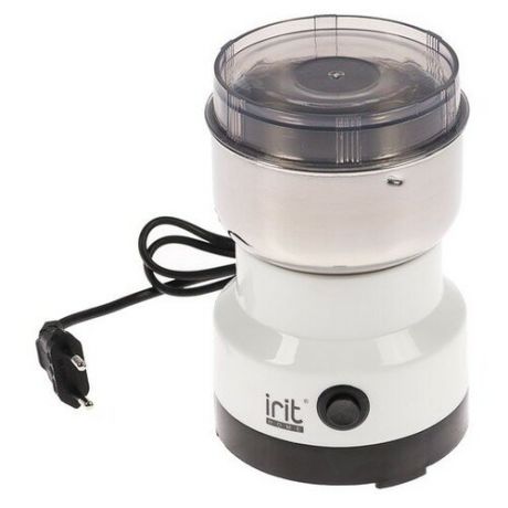 Кофемолка электрическая Irit IR-5016, 120 Вт, 85 г, белая