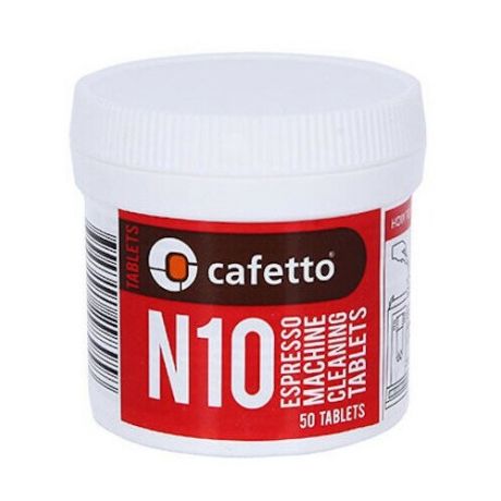 Средство для чистки автоматических кофемашин (1гр*50 таб) Cafetto N10 Tablets