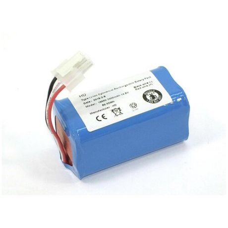 Аккумулятор для пылесоса iClebo Arte, Pop, Smart (EBKRWHCC00978). Li-ion, 3400mAh, 14.4-14.8V