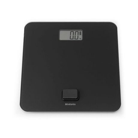 Цифровые весы для ванной комнаты Renew, работа без батареек, цвет черный, Brabantia, 281341