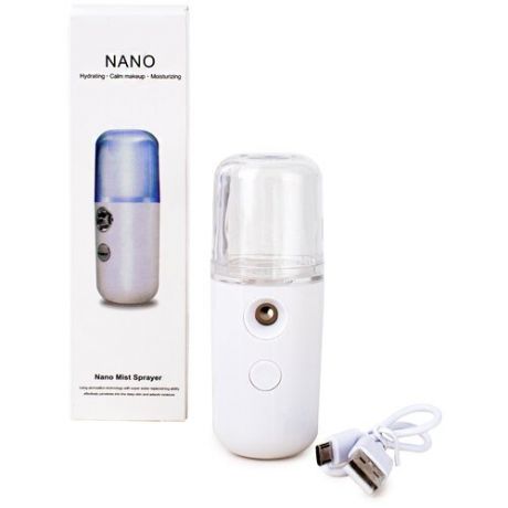 Увлажнитель для лица Nano 30 мл, Белый с цветной подсветкой