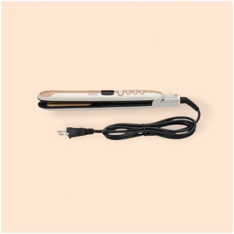 Cronier Professional CR-955 - Профессиональный выпрямитель для волос с керамическими пластинами| Утюжок для укладки и выпрямления волос бежевый