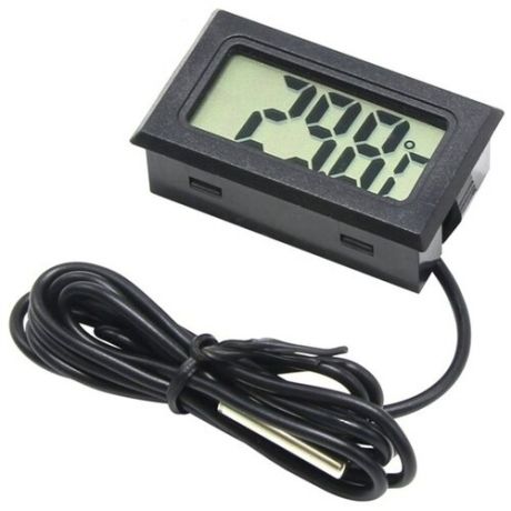 Термометр электронный, FY 10, ЖК дисплей с выносным датчиком