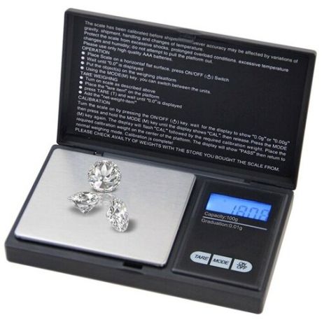 Весы ювелирные электронные портативные карманные MH 016 - 1 от 0,01г до 100г