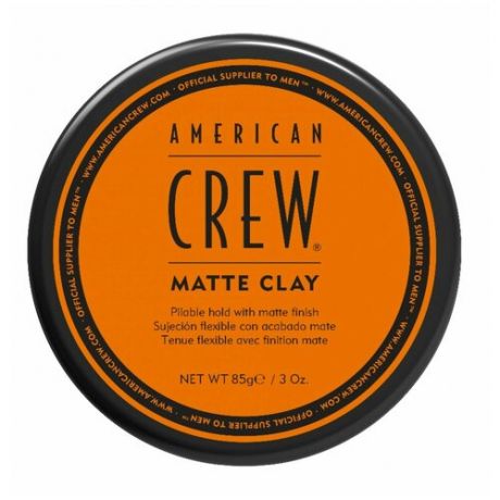 American Crew Matte Clay - Пластичная матовая глина, 85 гр
