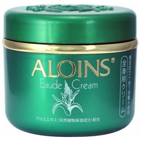 *aloins eaude cream крем для тела с экстрактом алоэ, с легким ароматом трав, 185 гр