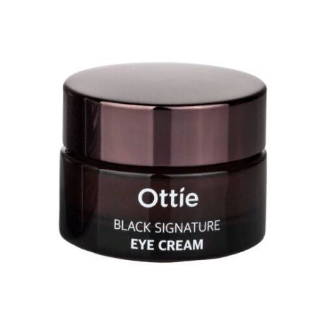 Ottie Black Signature Eye Cream - Премиальный крем для глаз с муцином черной улитки