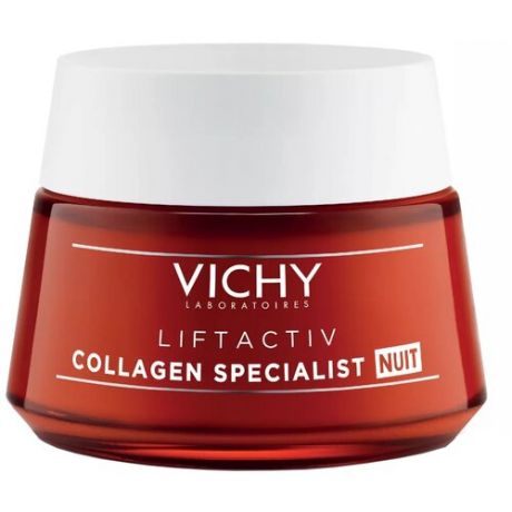 Крем ночной для лица VICHY Liftactiv Collagen Specialist для восстановления кожи, 50 мл
