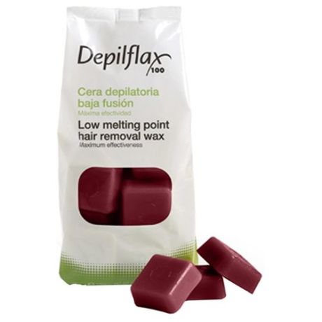 Воск горячий для депиляции в дисках Depilflax Vinotherapy Extra Wax Вино 1000 г