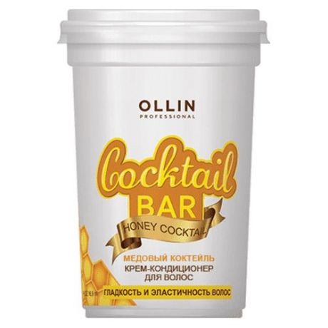 Крем-кондиционер для волос OLLIN PROFESSIONAL OLLIN Cocktail bar Медовый коктейль, гладкость и эластичность волос, 250 мл