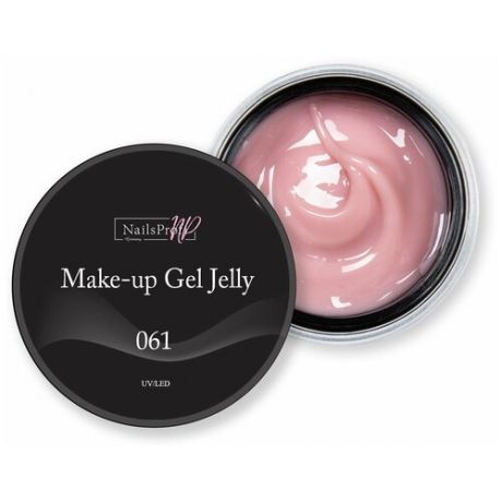 Камуфлирующий гель для наращивания ногтей NailsProfi Make-Up Gel Jelly 061 - 50 гр