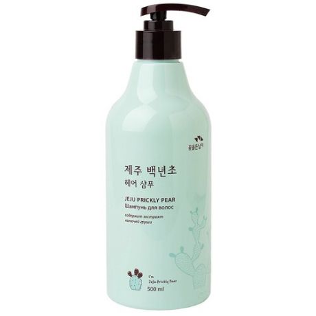 Шампунь для волос FLOR DE MAN Jeju Prickly Pear Hair Shampoo с кактусом, 500 мл