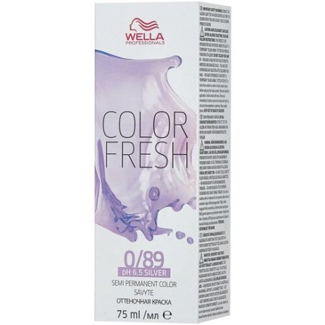 Краска для волос Wella Color fresh 0/89 жемчужный сандрэ 75 мл