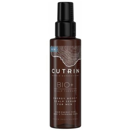 Сыворотка-бустер для укрепления волос у мужчин Cutrin Bio+ Energy Boost, 100 мл
